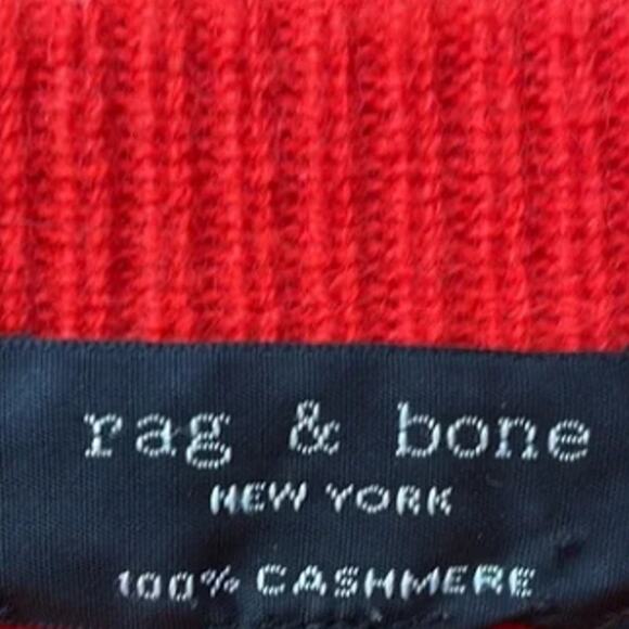 Rag & Bone Cashmere Knit Sweater in Red | Size M - Picture 5 of 8